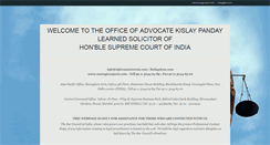 Desktop Screenshot of kislaypanday.com